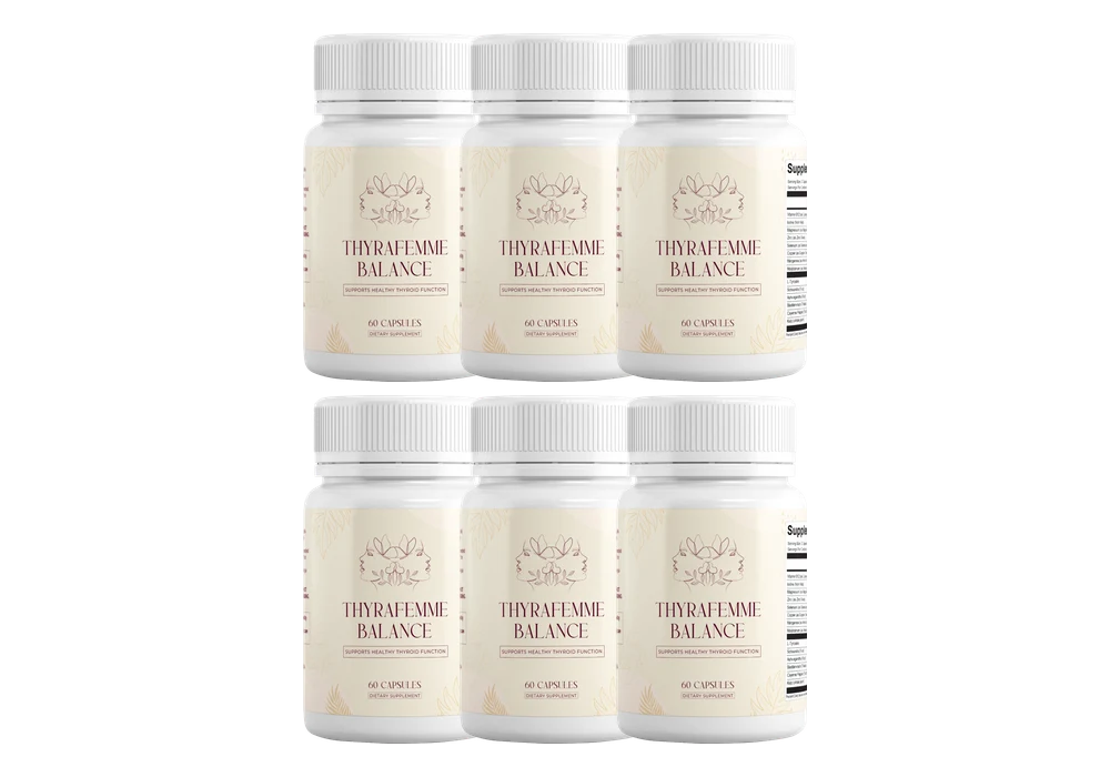 Thyrafemme Balance 6 bottles — 180-day supply